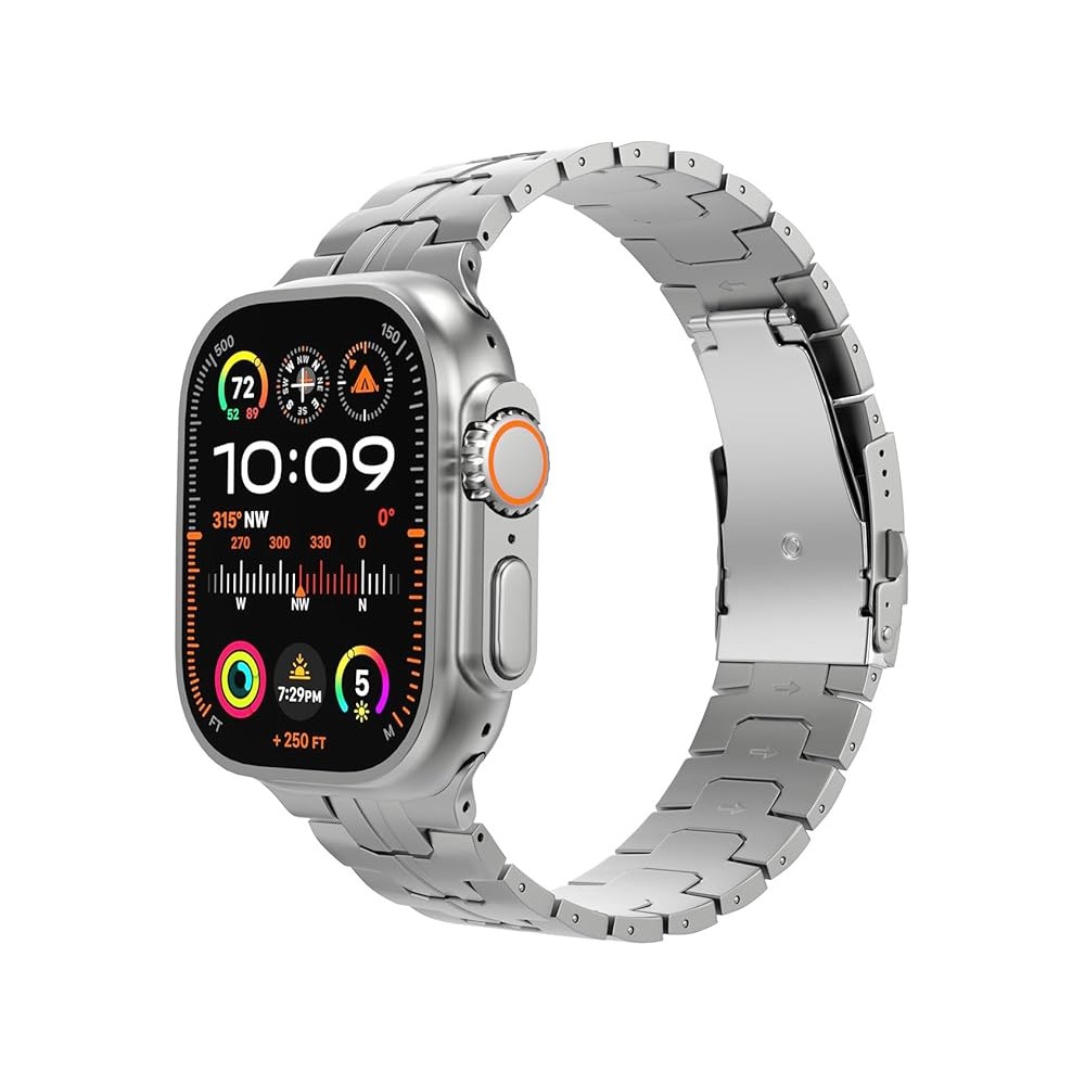 Haino Teko Watch Ultra 2 Amoled Ekran WaterProof 3 Kordonlu Akıllı Saat 1Gb Hafıza Titanyum Gümüş Teko2